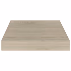 vidaXL 2x Floating Wall Shelves Oak MDF Display Ledge Hanging Wall Rack Board - Additional view 4
