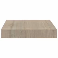 vidaXL 2x Floating Wall Shelves Oak MDF Display Ledge Hanging Wall Rack Board - Additional view 5