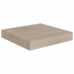 vidaXL 4x Floating Wall Shelves Oak MDF Display Ledge Hanging Wall Rack Board