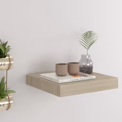 VidaXL 323868 shelve MDF, Metal Oak
