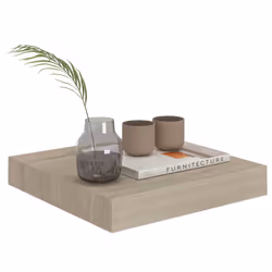 VidaXL 323868 shelve MDF, Metal Oak