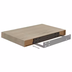 vidaXL 4x Floating Wall Shelves Oak 40x23x3.8 cm MDF Display Bookcase Ledge - Additional view 6