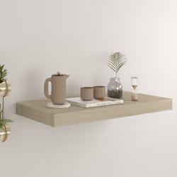 VidaXL 323871 shelve MDF, Metal Oak