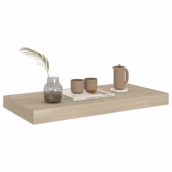 vidaXL 4x Floating Wall Shelves Oak 50x23x3.8 cm MDF Display Bookcase Ledge - Additional view 6