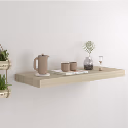 VidaXL 323874 shelve MDF, Metal Oak