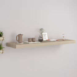 VidaXL 323880 shelve MDF, Metal Oak