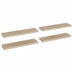 vidaXL 4x Floating Wall Shelves Oak 90x23.5x3.8 cm MDF Display Hanging Rack