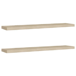 VidaXL 323884 shelve MDF, Metal Oak