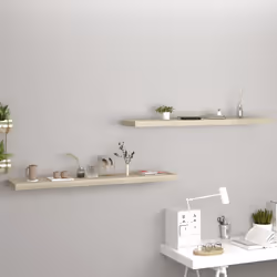 VidaXL 323884 shelve MDF, Metal Oak