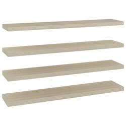VidaXL 323885 shelve MDF, Metal Oak