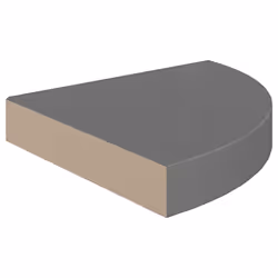 VidaXL 323892 shelve MDF, Metal Grey