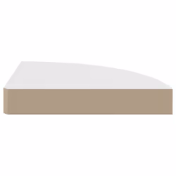 vidaXL 4x Floating Corner Shelves White 25x25x3.8 cm MDF Display Hanging Rack - Additional view 4