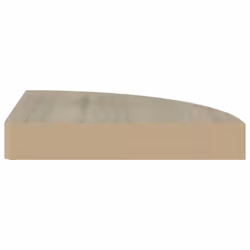 vidaXL 4x Floating Corner Shelves Oak 25x25x3.8 cm MDF Display Hanging Rack - Additional view 5