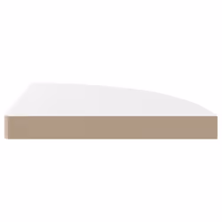 vidaXL 4x Floating Corner Shelves High Gloss White MDF Bookcase Display Unit - Additional view 4