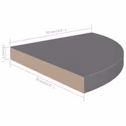 VidaXL 323915 shelve MDF, Metal Grey - Additional view 8