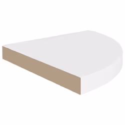 VidaXL 323916 shelve MDF, Metal White