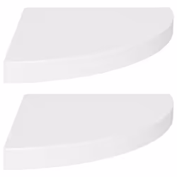 VidaXL 323917, MDF, Metal, White, 350 mm, 350 mm, 38 mm, 2 pc(s)