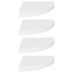 VidaXL 323918 shelve MDF, Metal White
