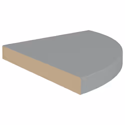 VidaXL 323923 shelve MDF, Metal Grey