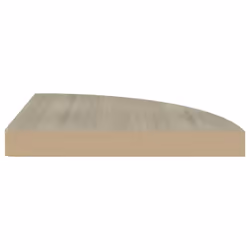 vidaXL 4x Floating Corner Shelves Oak MDF Display Unit Bookcase Shelving Home - Additional view 5