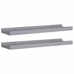 VidaXL 323934, MDF, Grey, 400 mm, 90 mm, 30 mm, 2 pc(s)