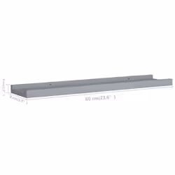 VidaXL 323935 shelve MDF Grey - Additional view 8