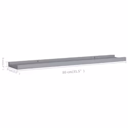 VidaXL 323936 shelve MDF Grey - Additional view 8