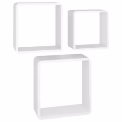 VidaXL 323949, MDF, White, 300 mm, 100 mm, 300 mm, 3 pc(s)