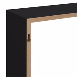 vidaXL 3x Wall Cube Shelves Black MDF Floating Display Storage Unit Bookcase - Additional view 9