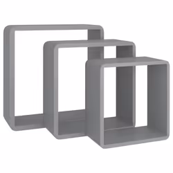 VidaXL 323951 shelve MDF Grey - Additional view 4