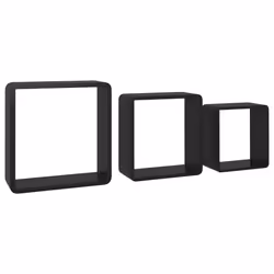 VidaXL 323953 shelve MDF Black - Additional view 3