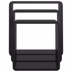 VidaXL 323953 shelve MDF Black - Additional view 6