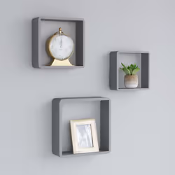 VidaXL 323954 shelve MDF Grey