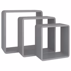 VidaXL 323954 shelve MDF Grey - Additional view 4