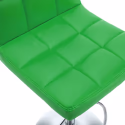 vidaXL 2x Bar Stools Black Faux Leather Seat Seating Bistro Chair Furniture - green - Additional view 5