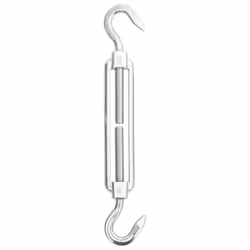 vidaXL Sunshade Sail Accessory Set 8 Piece Stainless Steel Awning Fitting Kit