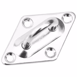 vidaXL Sunshade Sail Mounting Kit 5 Piece Stainless Steel Awning Fitting Kit