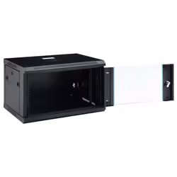 vidaXL 6U Wall Mounted Network Cabinet 19" IP20 Wall-mounted Data Storage - Additional view 4