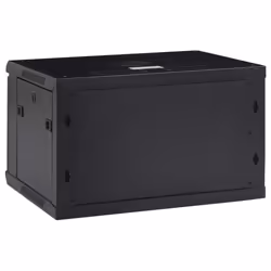 vidaXL 6U Wall Mounted Network Cabinet 19" IP20 Wall-mounted Data Storage - Additional view 6