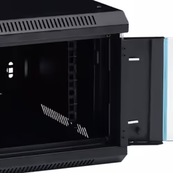 vidaXL 9U Wall Mounted Network Cabinet 19" IP20 Wall-mounted Data Storage - Additional view 7
