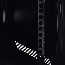 vidaXL 12U Wall Mounted Network Cabinet 19" IP20 Wall-mounted Data Storage