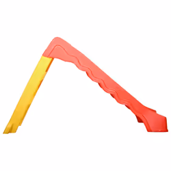 vidaXL Foldable Slide for Kids Indoor Outdoor Red and Yellow Garden Playground - Additional view 4