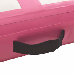 vidaXL Inflatable Gymnastics Mat with Pump 800x100x15 cm PVC Pink Exercise - Additional view 4
