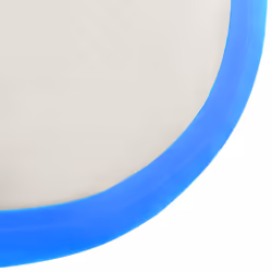 vidaXL Inflatable Gymnastics Mat with Pump PVC Blue Yoga Pilate Training Mat - Additional view 8