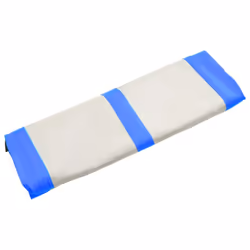 vidaXL Inflatable Gymnastics Mat with Pump 700x100x20 cm PVC Blue Exercise - Additional view 10