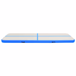 vidaXL Inflatable Gymnastics Mat with Pump 700x100x20 cm PVC Blue Exercise - Additional view 3