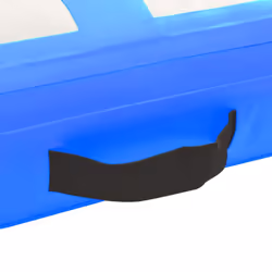 vidaXL Inflatable Gymnastics Mat with Pump 700x100x20 cm PVC Blue Exercise - Additional view 5