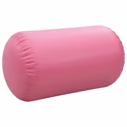 vidaXL Inflatable Gymnastic Roll with Pump PVC Pink Cylinder Gym Training - Additional view 5