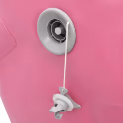 vidaXL Inflatable Gymnastic Roll with Pump PVC Pink Cylinder Gym Training - Additional view 6