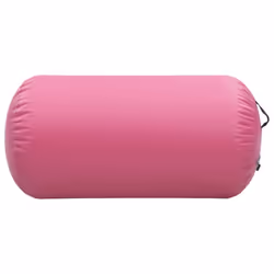 vidaXL Inflatable Gymnastic Roll with Pump PVC Pink Gym Training Cylinder - Additional view 3